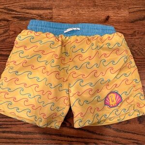 Baseball Lifestyle Seaside Kids Swim Trunks